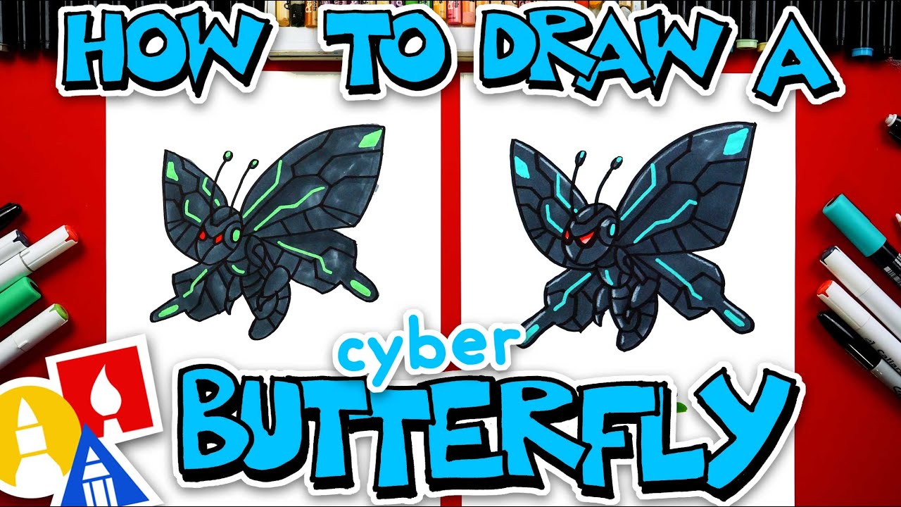 How To Draw A Cyber Butterfly