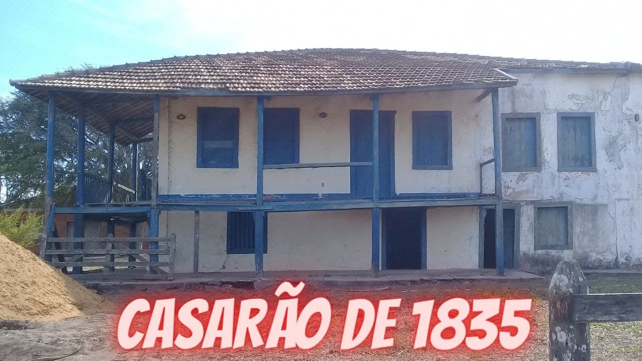CASARÃO DE 1835 ASSOMBRADO - SENTI PRESENÇA SOBRENATURAL NA SENZALA