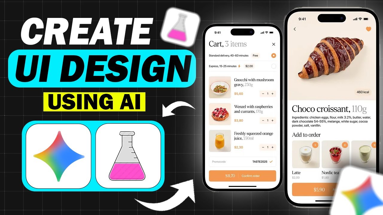AI UI Design: Create Professional Apps & Websites with Google AI