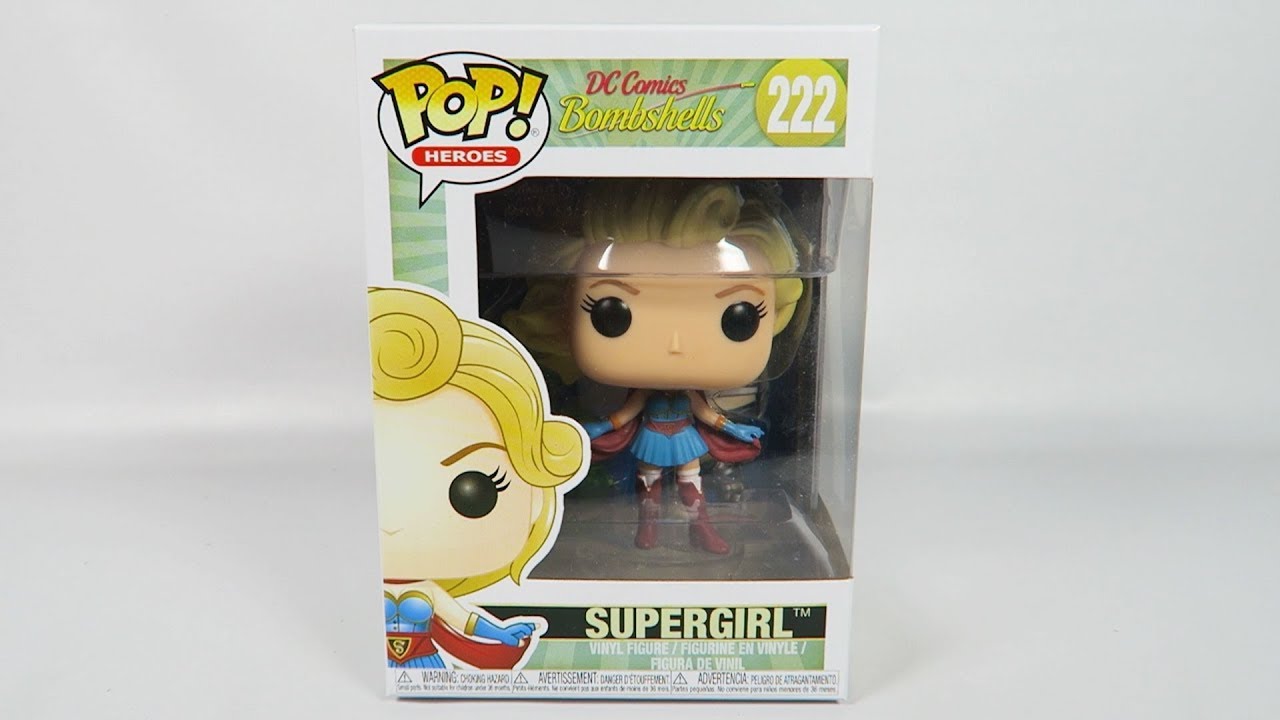 Funko Pop Vinyl DC Comics Bombshells Supergirl Unboxing