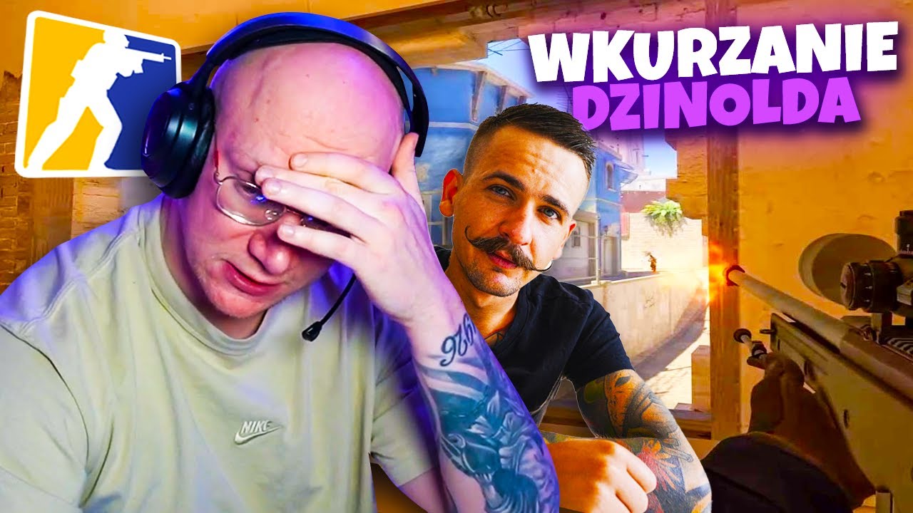 DZINOLD SPINA Z TUSZOLEM PODCZAS MECZU W CS2!