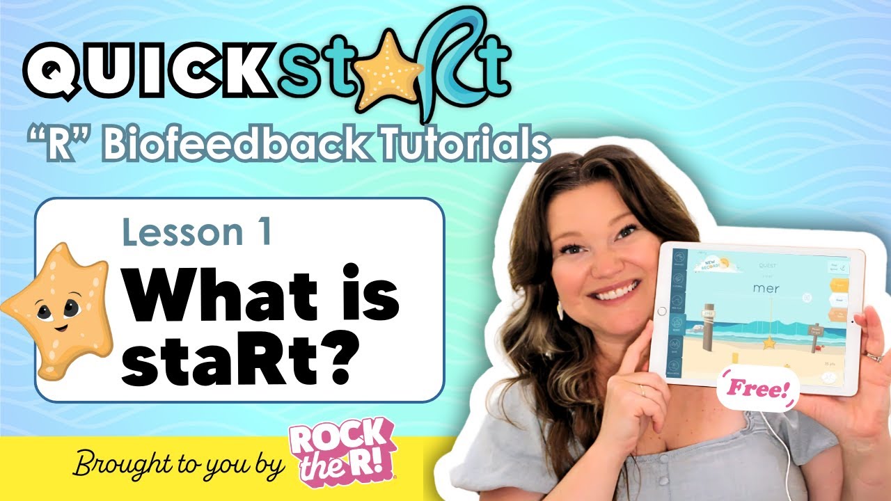 How the staRt App Helps with the R Sound | Biofeedback for Speech Therapy