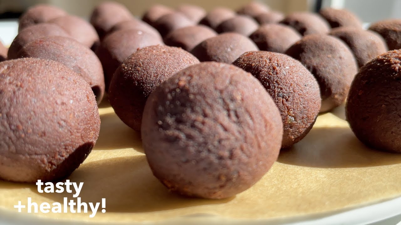 Like Chocolate Truffles, but much healthier! 🤯 vegan recipes