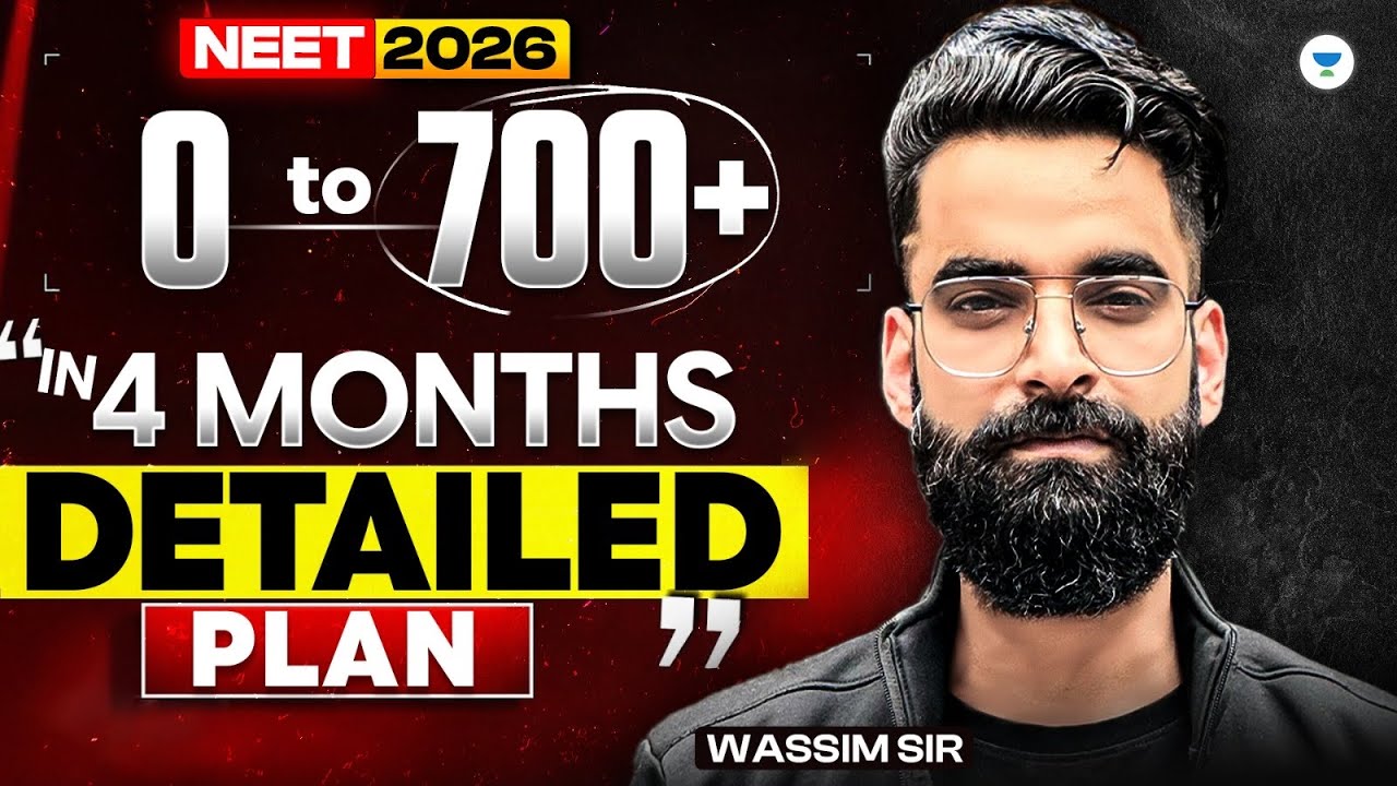 🚀Is 680+ Still Possible if I start now? 4-Month Master Plan! NEET 2026 | Wassim Bhat 