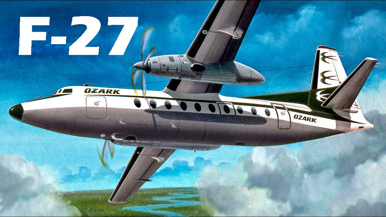 FOKKER F-27 FRIENDSHIP - Story of one of the world's most successful turboprop airliners!