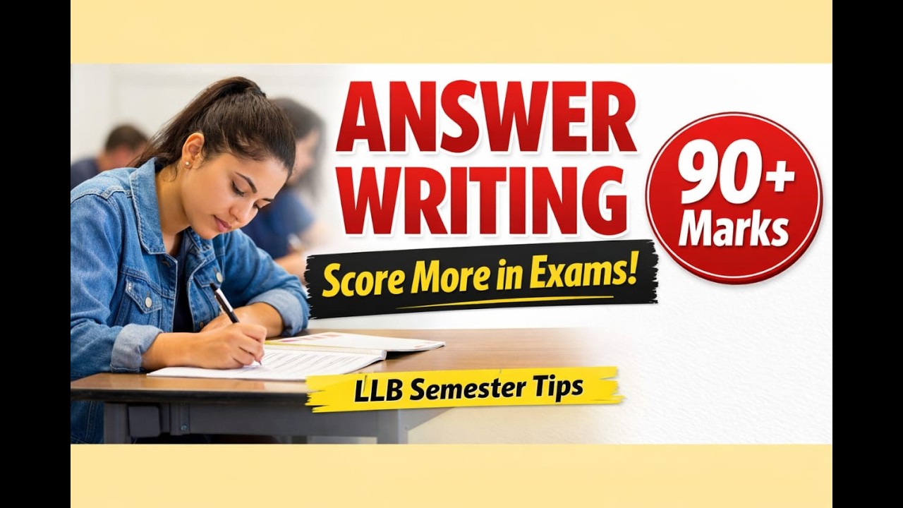 EFFECTIVE ANSWER WRITING| LLB STUDENTS | LLB THIRD SEM |
