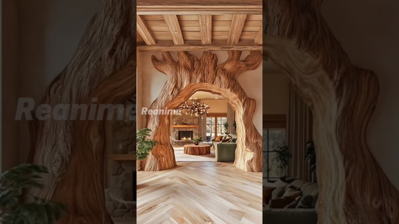 AI Cave Tunnel Living Room Divider | Magical Interior Makeover