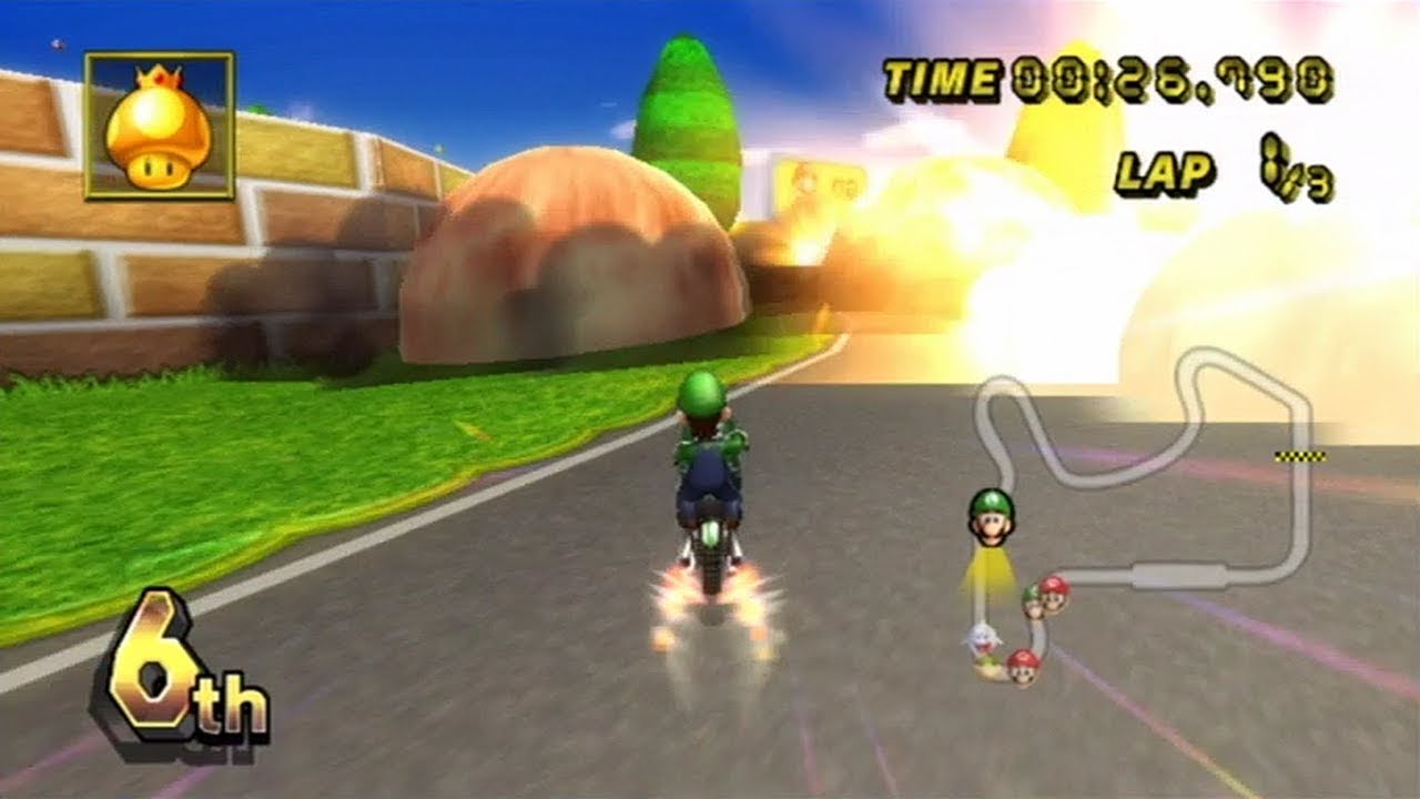Mario Kart Wii - Online Item Rain! Items, items everywhere...