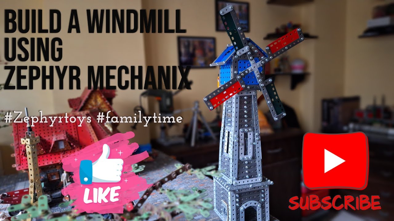 Windmill Wonders: Unforgettable Father-Son Build using Zephyr Mechanix parts