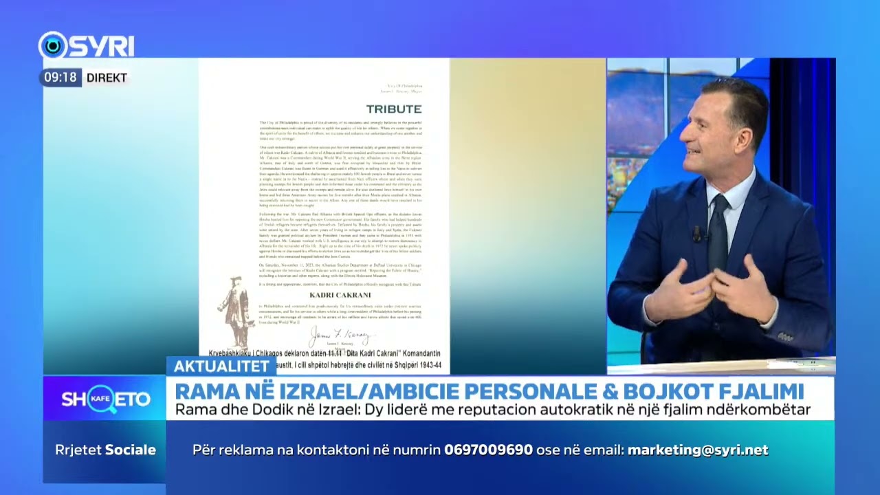 Cakrani për Ramën: Po vjedh historinë e shpërfill meritat e shpëtimit të Hebrenjve për merita politi