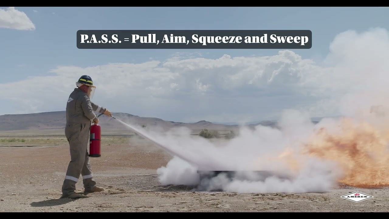 How to Use A Fire Extinguisher: The Amerex Z Series 794 Fast Flow