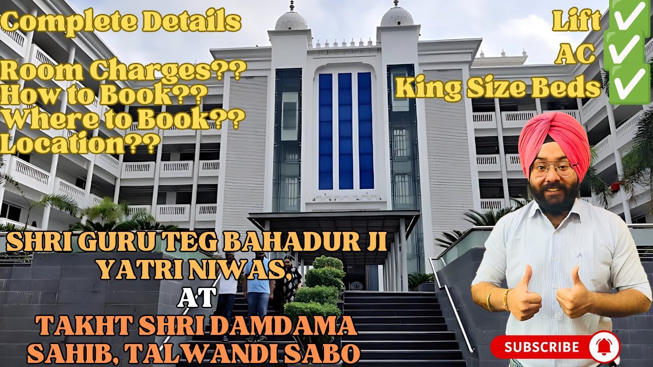 Guru Tegh Bahadur Yatri Niwas – Best Stay Near Takht Shri Damdama Sahib | Affordable & Luxurious
