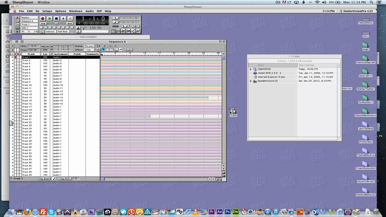 Converting Opcode Studio Vision Files to .aiff or .wav