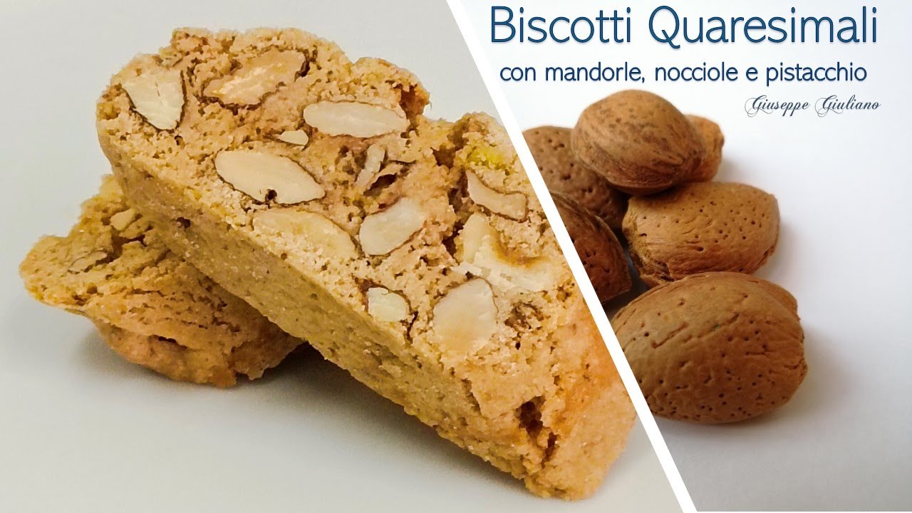 0133 BISCOTTI QUARESIMALI CON MANDORLE, NOCCIOLE E PISTACCHIO