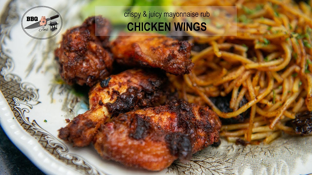 Crispy & Juicy Mayonnaise Rub Chicken Wings