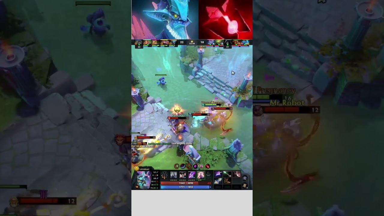 Leshrac + Bloodstone is a broken combo | 1vs5 Dota 2