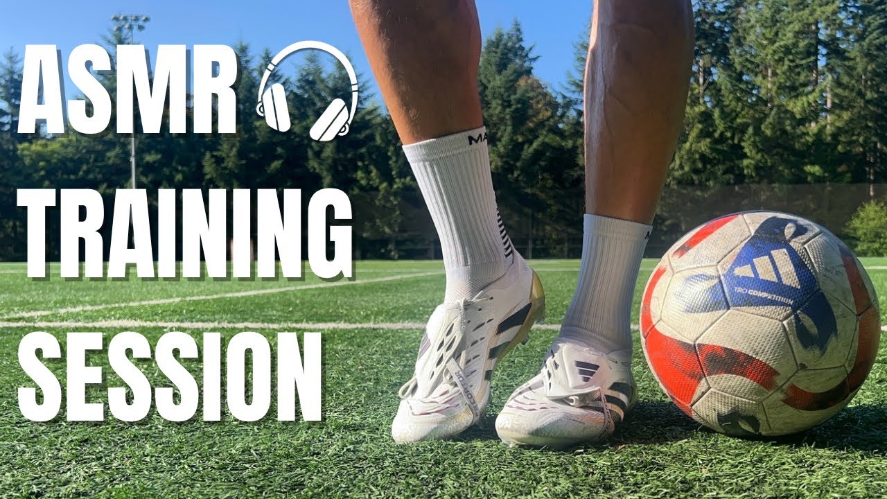 ASMR Football / Soccer Training Session in Adidas Predator Elite | Road To Glory Pack