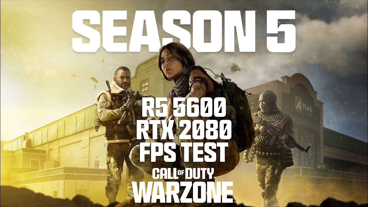 R5 5600 - RTX 2080 | Call of Duty: Warzone Season 5 | Recommended Settings FPS Test