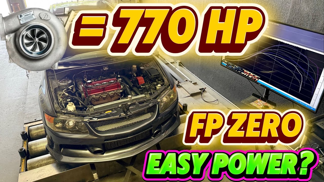 How I Tuned This Evo 9 to 770HP with an FP Zero Turbo – INSANE Power!