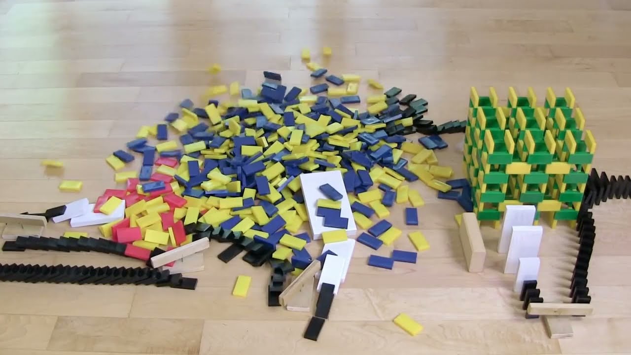 INSANE Domino Tricks! Hevesh5 & MillionenDollarBoy[REVERSE]