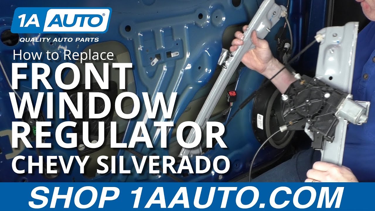 How to Replace Front Window Regulator 14-19 Chevy Silverado