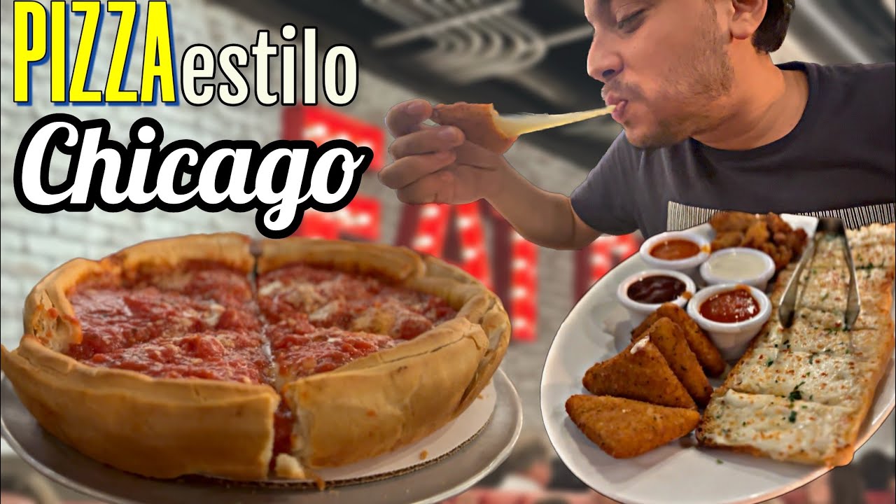 La PIZZA que parece PIE| Pizza estilo Chicago, DEEP DISH