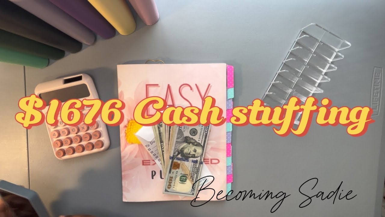 Cash Stuffing My $1,676 Paycheck | March Budget Reset | Single Mom Money Routine