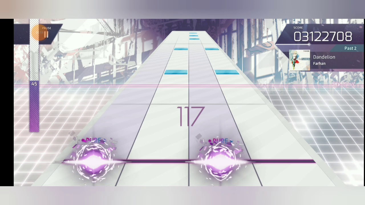 Arcaea dandelion + discord notice.