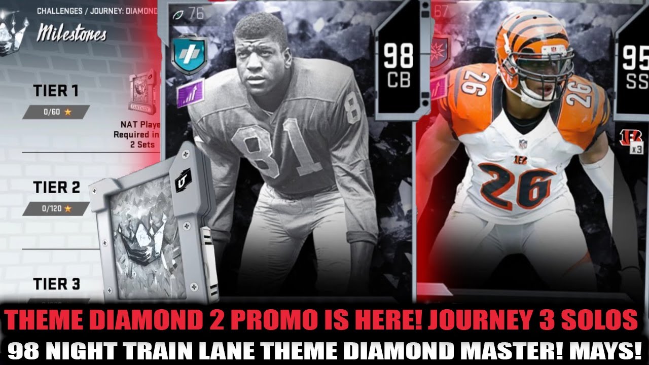 THEME DIAMONDS 2 PROMO! 98 NIGHT TRAIN MASTER! ALL THEME DIAMOND 2 PLAYERS | MADDEN 20 ULTIMATE TEAM