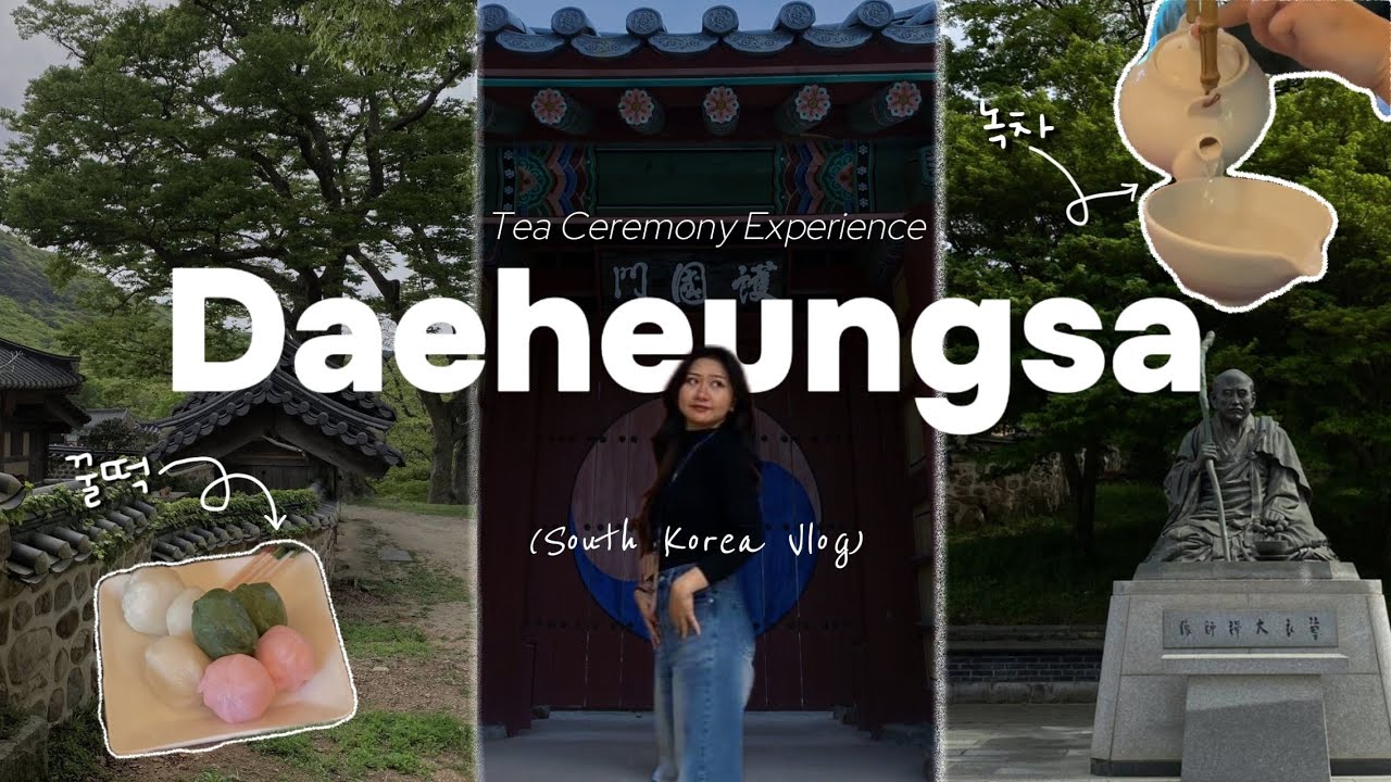 Experiencing a Korean Tea Ceremony at Daeheungsa🍵⛩️