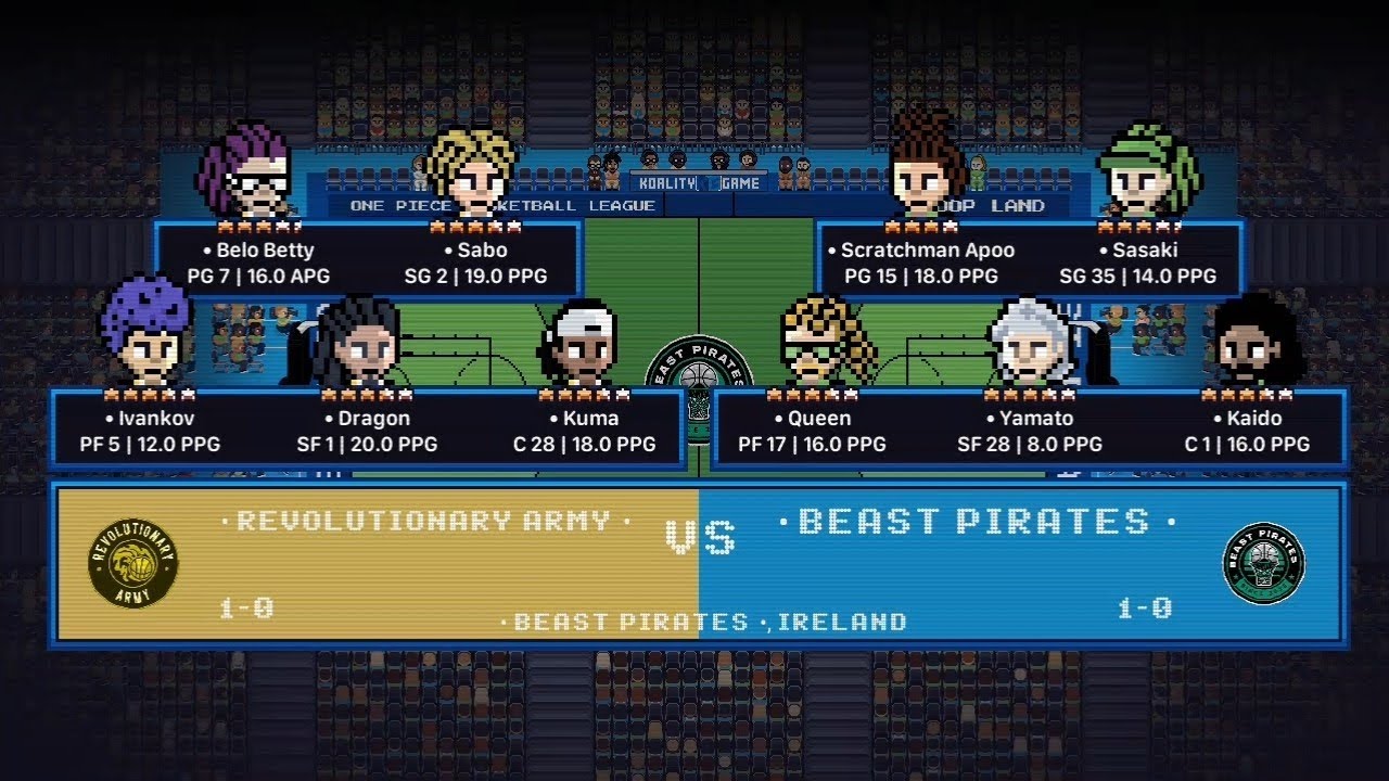 OPBL DAY 2 GAME 8 – Revolutionary Army (1 - 0) vs Beast Pirates (1 - 0) - Hoop Land