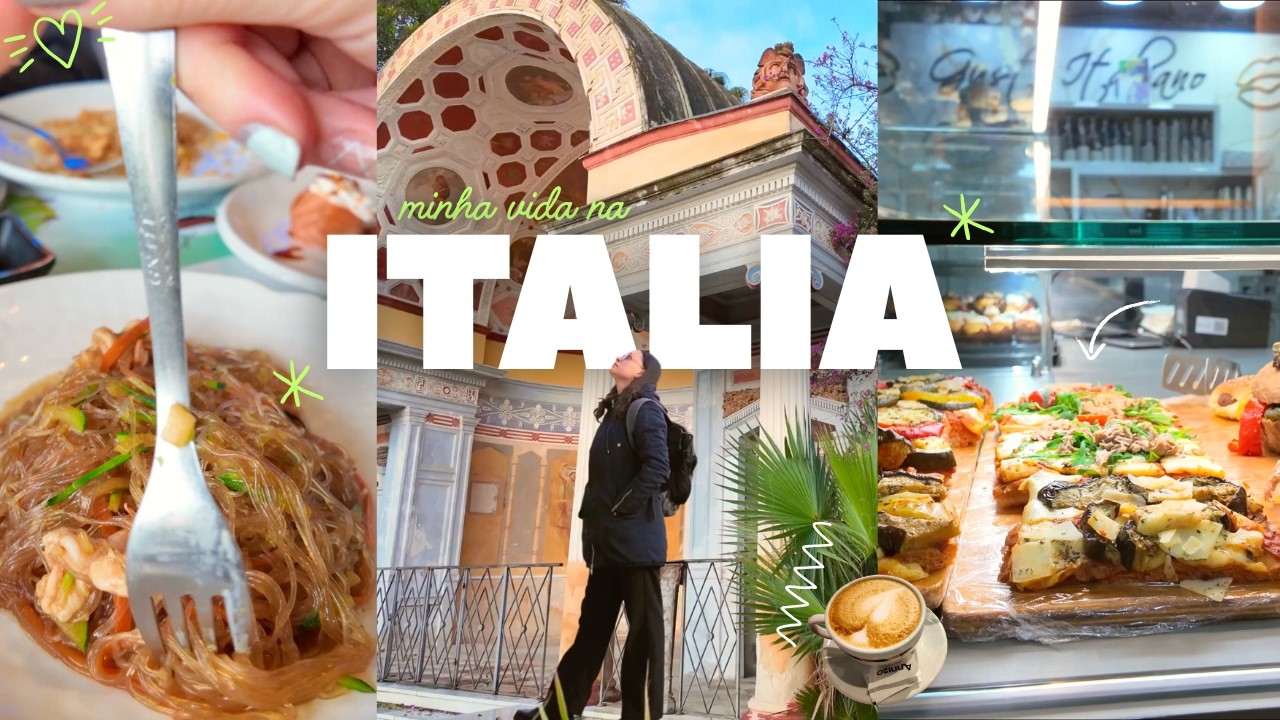 Isso NÃO parece Itália 🇮🇹🍣 | minha rotina em Palermo, trabalho a noite