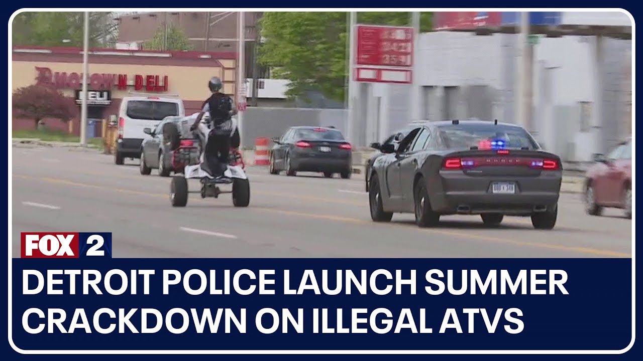Detroit police launch summer crackdown on illegal ATVs roaming city streets