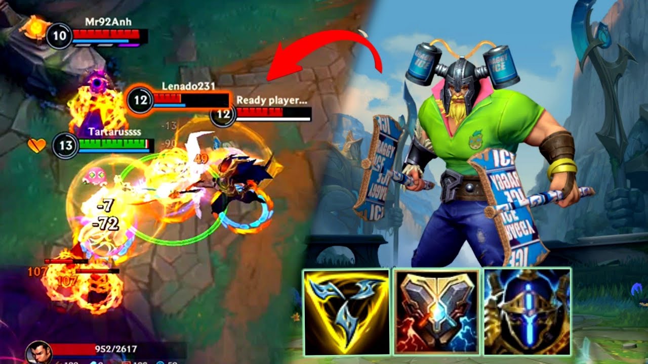 OLAF 1v3 WITH EXPERIMENTAL HEXPLATE | WILD RIFT BUILD AND RUNES 