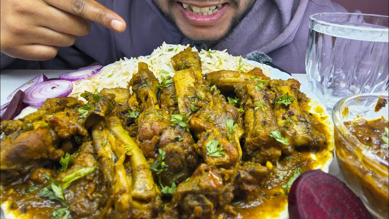 😍EATING  SPICY 🐔 CHICKEN🍗 RICE🍚 WITH SALAD 🌰 || BIG BITES  || EATING SHOW || MUKBANG @MAJESEKHAO29