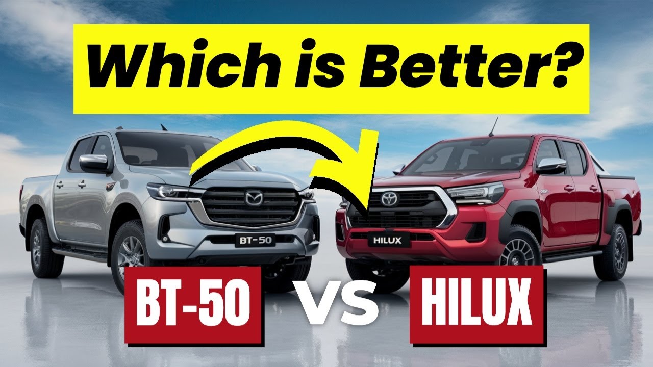 MAZDA BT-50 vs TOYOTA HILUX Comparison: Choosing the Right Pickup for You!