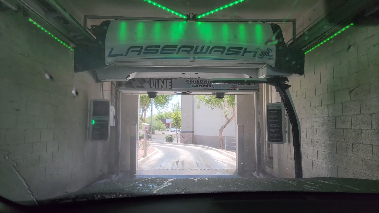 Brand New PDQ LaserWash 360+ Touch Free Car Wash Chevron Gas Station McKellips & Higley Mesa, AZ