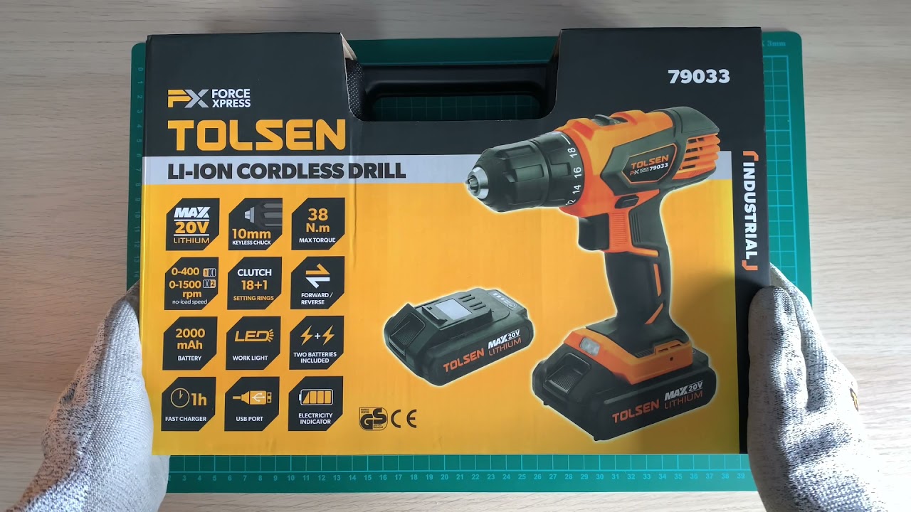 Tolsen 79033 Cordless Drill