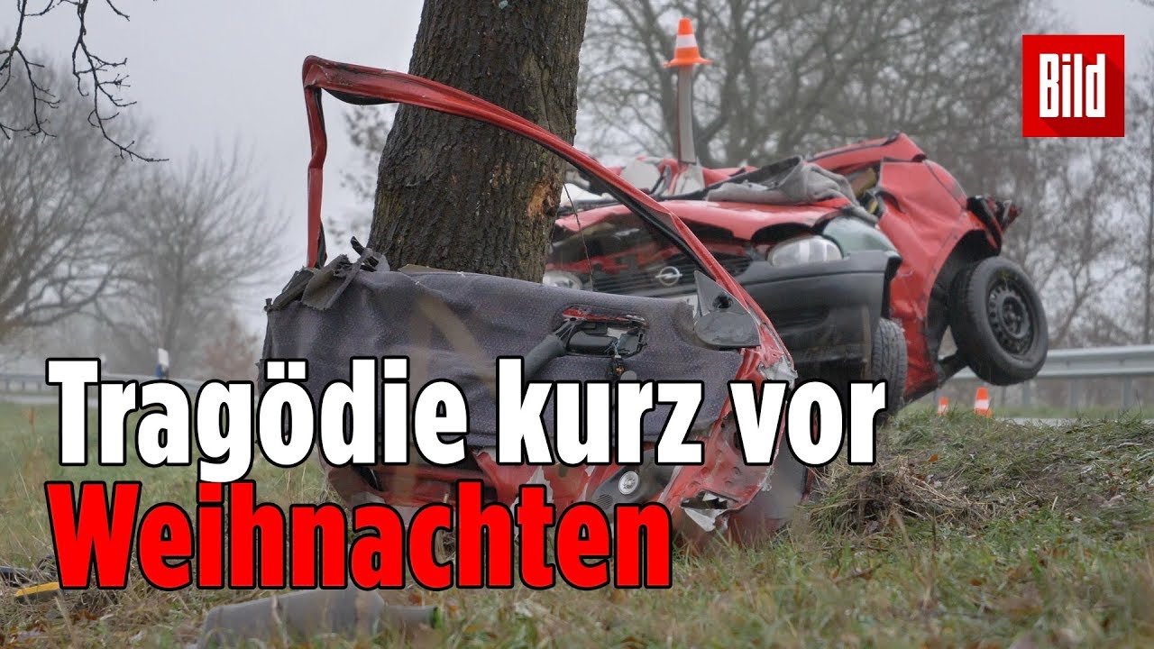 Zwei Tage vor Weihnachten | Vater und Sohn sterben bei Autounfall