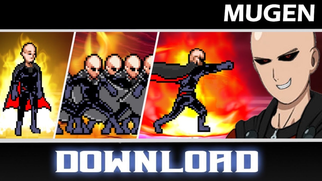 Black Saitama JUS Edit VengeanceEgo - MUGEN JUS CHAR