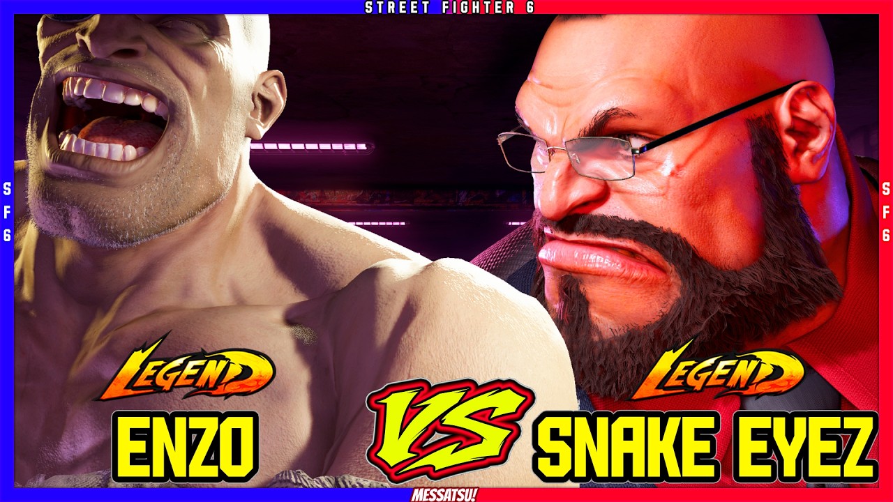 SF6 Snake Eyez (Zangief) VS Enzo (Sagat)💥Messatsu!💥スト6💥Street fighter 6