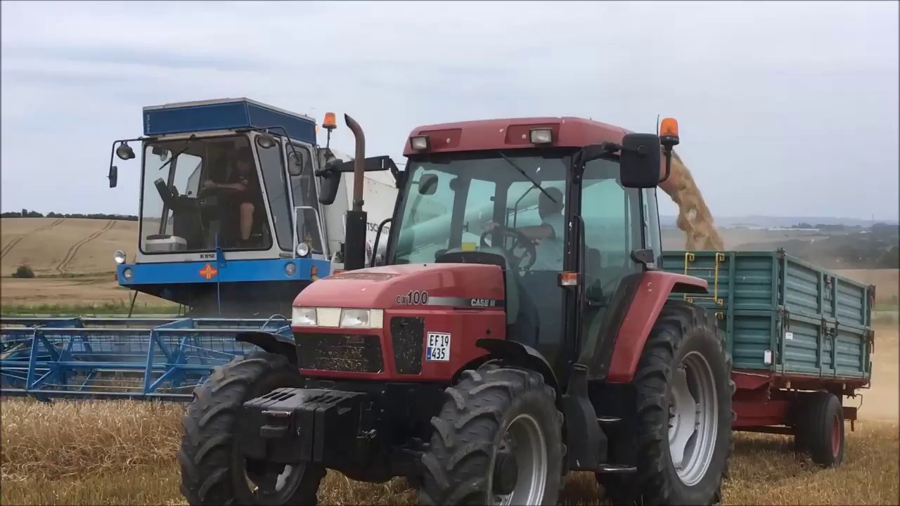 Fortschritt E512 Harvesting barley 2017