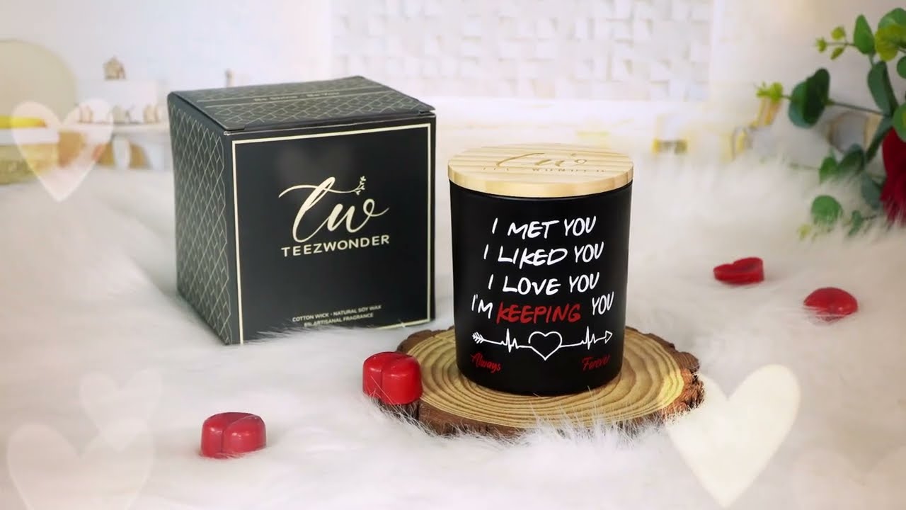 Romantic Gifts For Couples! Romantic Couple Candle