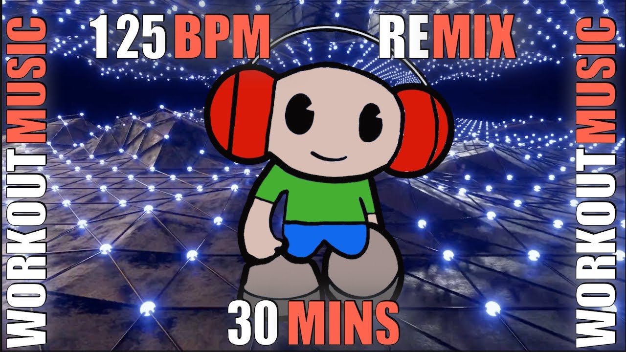 125 bpm, 30 min Workout Music for Fitness and Stress Release! Tight remixed and remastered audio.