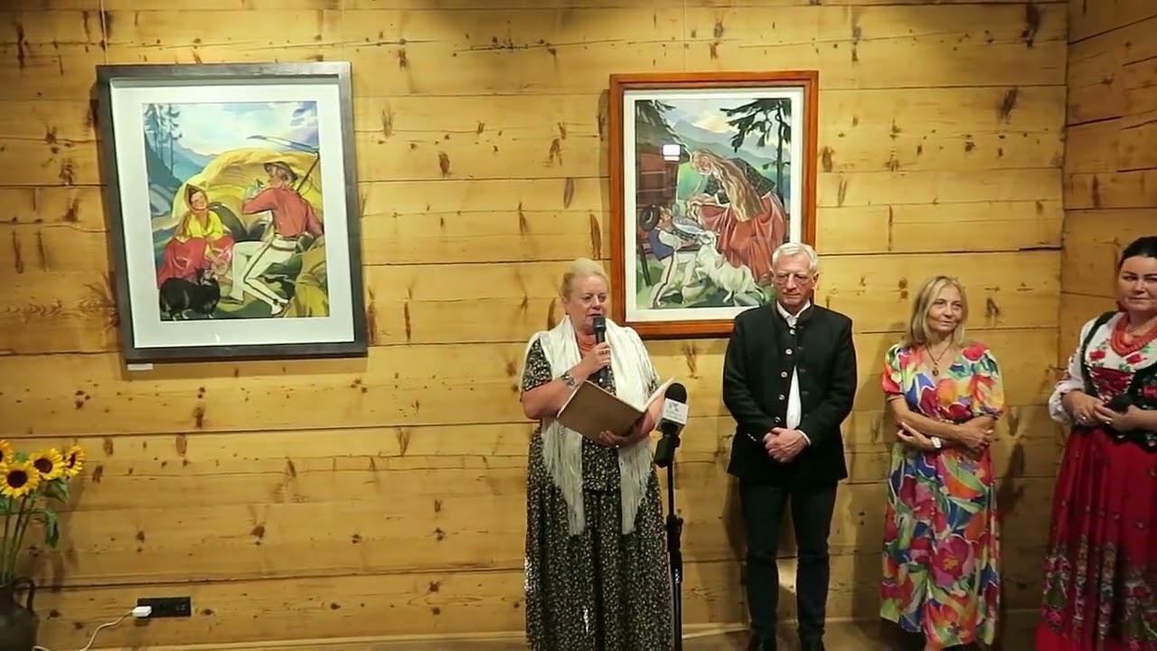 Zakopane. Zofia Stryjeńska. Tatry, górale i gusła Słowian, czyli wernisaż w willi Czerwony Dwór