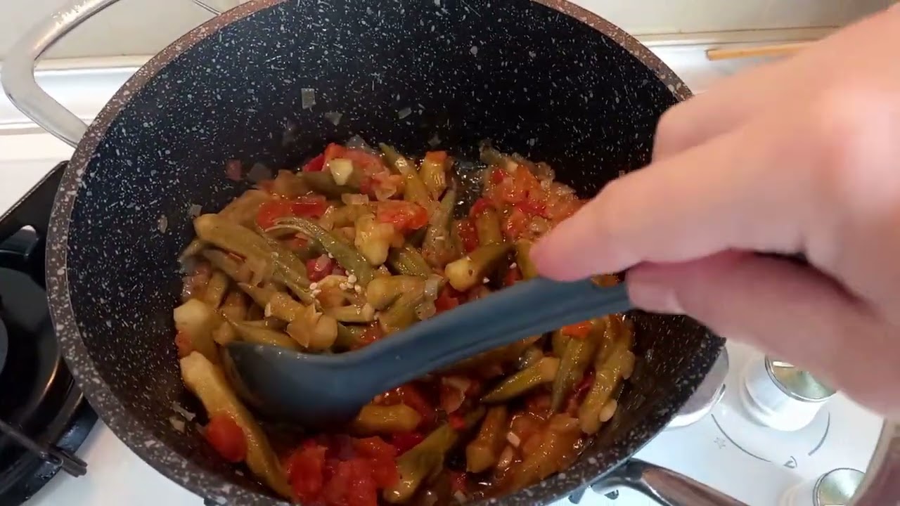 BAME ÎN ULEI DE MĂSLINE/ALATURCA REȚETE/REȚETE DE POST