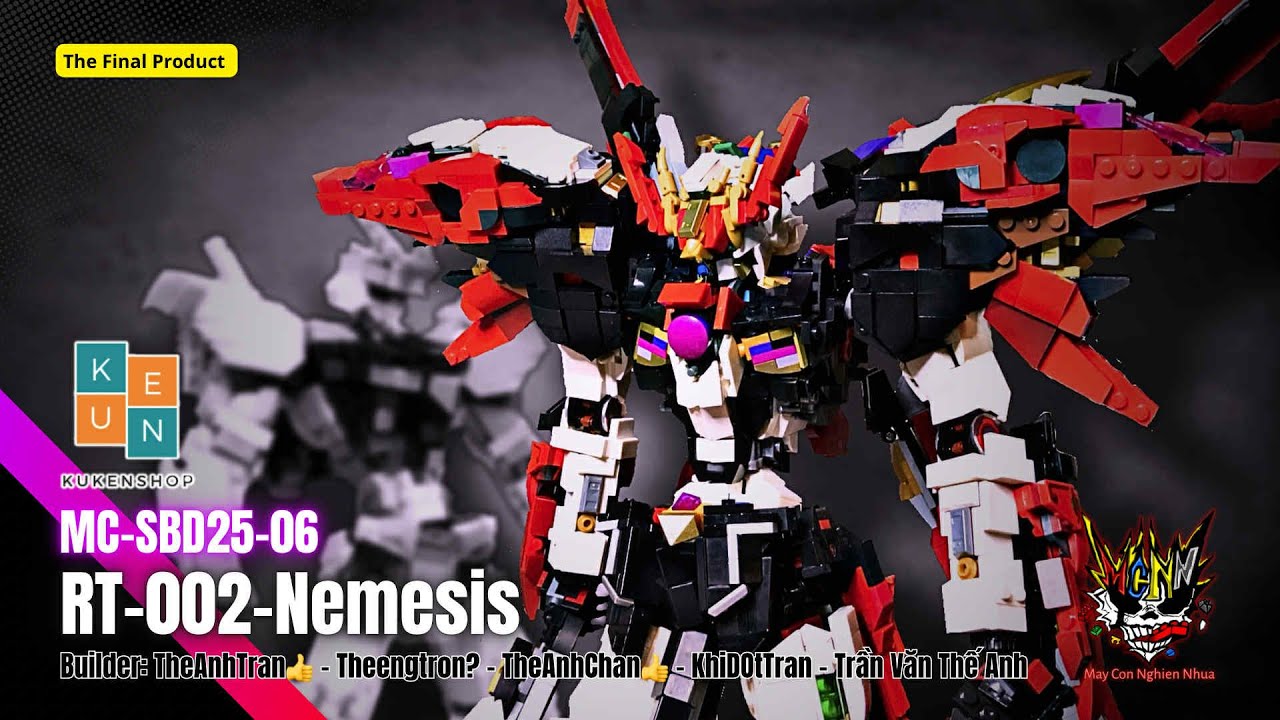 KUKEN MOC 2025 MC-SBD25-06 Tác Phẩm RT-002-Nemesis “Nữ hoàng báo thù” của bạn Trần Văn Thế Anh