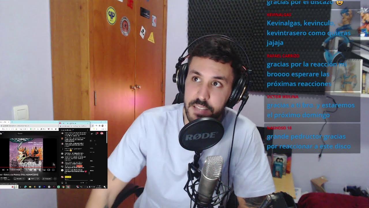 REACCIONANDO A SALVEN A LAS PALOMAS DE DR BENE EN DIRECTO!! INCREIBLE ESTE DISCO!!! 🤯🤯🔥🔥🔥🔥🔥✨✨