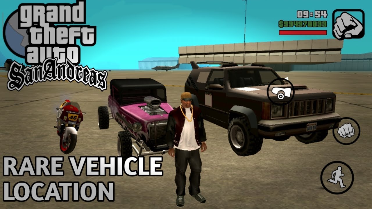 Gta sa Android secret vehicle location