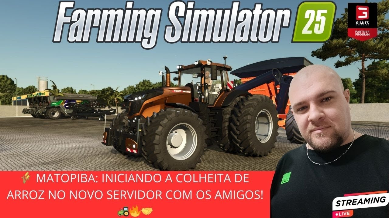 🌾 Matopiba: iniciando a colheita de arroz no novo servidor com os amigos! 🚜🔥🤝